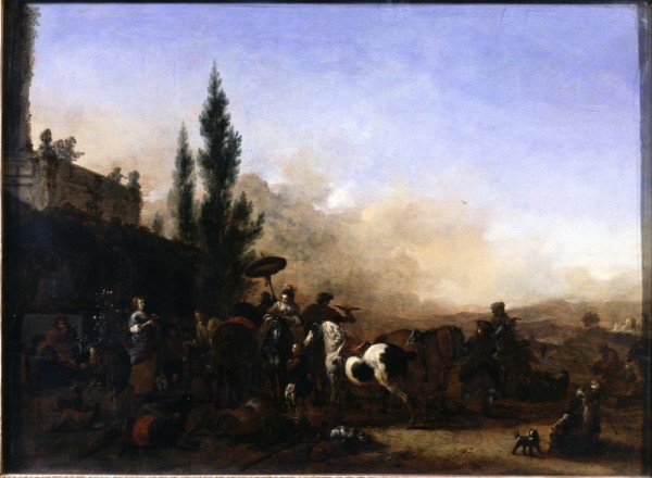 The Return from Hawking by Philips Wouwermans
